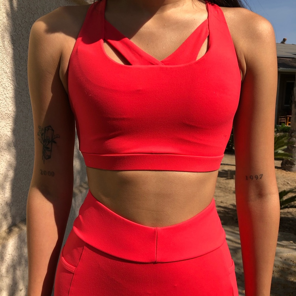 Spicy Red Gymshark set